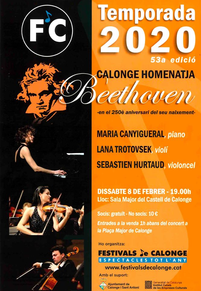 Els Festivals de Calonge inicien la temporada amb un concert d'homenatge a Beethoven