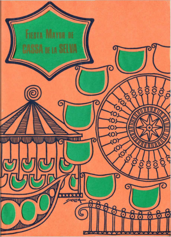 Cartell Festa Major de Cassà 1972