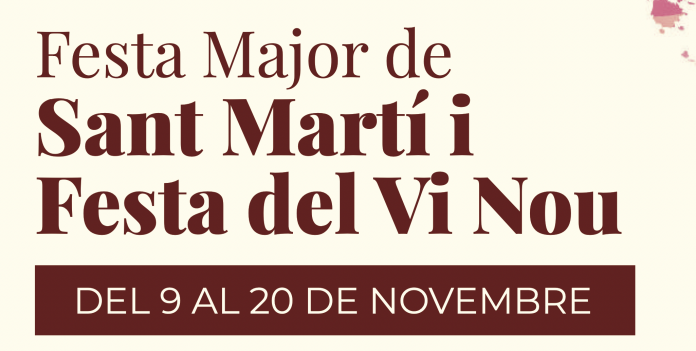 Festa Major de Sant Martí i Festa del Vi Nou 2022