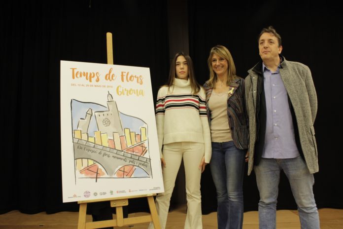 Cartell temps de flors girona 2018