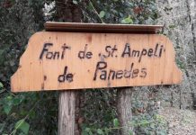 Font de Sant Ampèlit i la Torre dels Moros