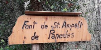 Font de Sant Ampèlit i la Torre dels Moros