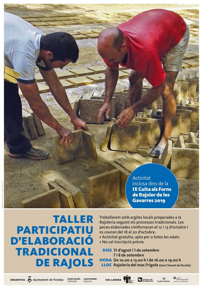 Taller participatiu d'elaboració tradicional de rajols