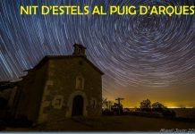 Nit d'estels al Puig d'Arques