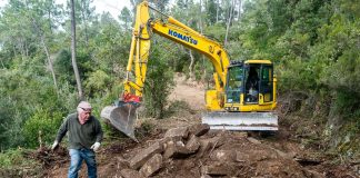 El Consorci de les Gavarres retira els vestigis urbanístics del paratge del Pla dels Vents a la zona del Àngels