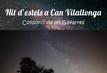 Nit d'estels a Can Vilallonga (Cassà de la Selva)