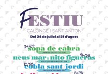 Cartell Festiu de Sant Antoni de Calonge