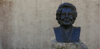 Bust de la Mercè Rodoreda emplaçat a Romanyà de la Selva