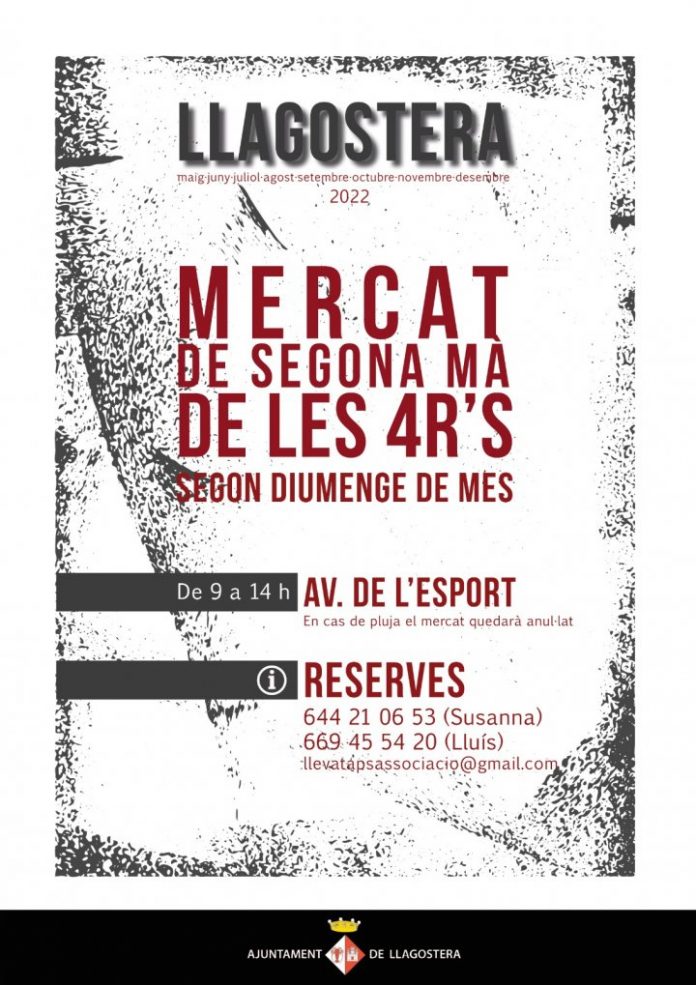 Mercat de segona mà llagostera