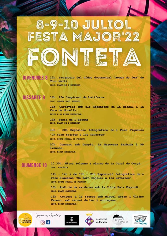 festa major fonteta 2022