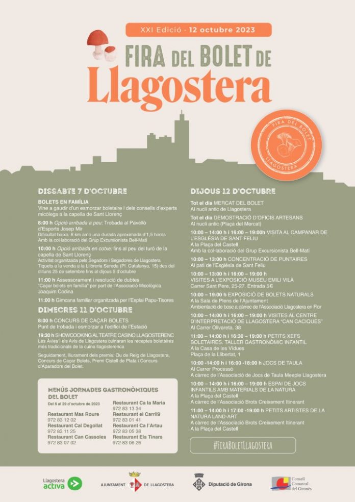 Fira Bolet Llagostera 2023