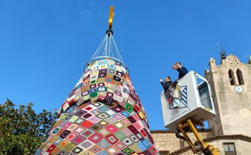 Encesa de llums de Nadal al nucli antic de Calonge