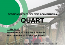 Caminades i marxa nòrdica a Quart divendres 5 de juny