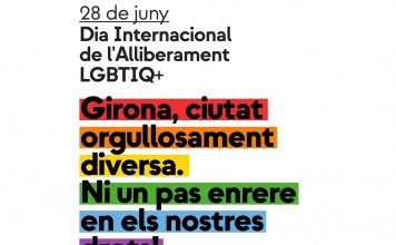 Girona commemora el 28J amb un ampli programa d’activitats per reivindicar els drets LGBTIQ+ i la diversitat