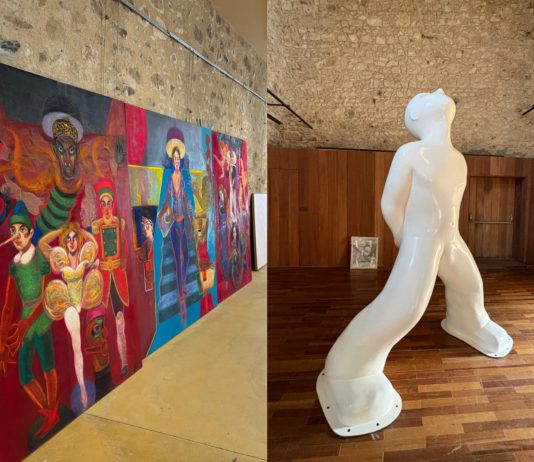 El castell de Calonge inaugura la temporada d'exposicions d'art amb una mostra doble de Francesc Artigau i Robert Llimós
