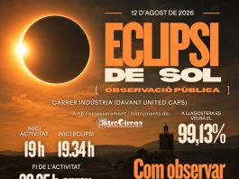 Observació pública per seguir l’eclipsi de sol a Llagostera llagostera eclipsi solar