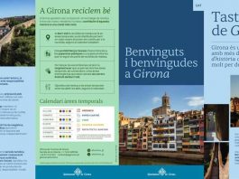 Girona edita un nou fulletó per informar els visitants sobre mobilitat i recollida de residus al Barri Vell